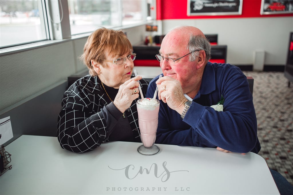 Photo Shoot of Couple Married For 55 Years
