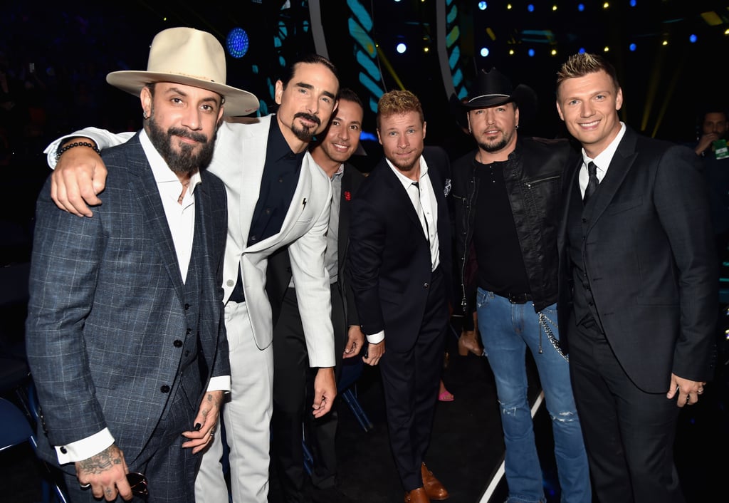 AJ McLean, Kevin Richardson, Howie D., Brian Littrell, Jason Aldean, and Nick Carter