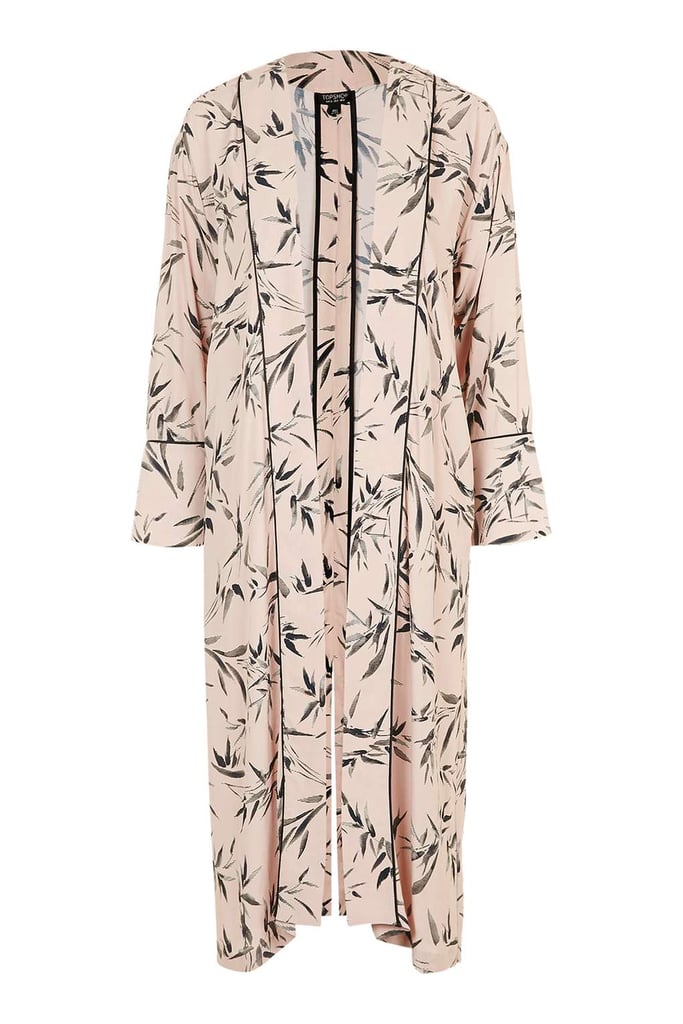 Topshop Bamboo print duster coat ($125)