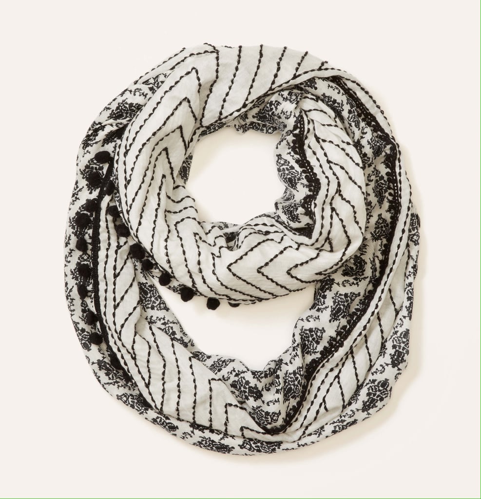 Tri-Pattern Infinity Scarf