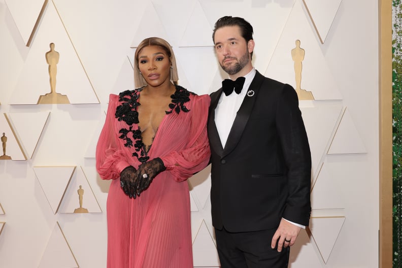 Serena Williams and Alexis Ohanian at the 2022 Oscars