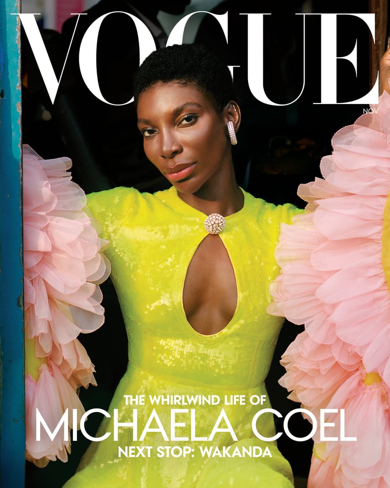 Michaela Coel in Gucci on Vogue's November 2022 Cover