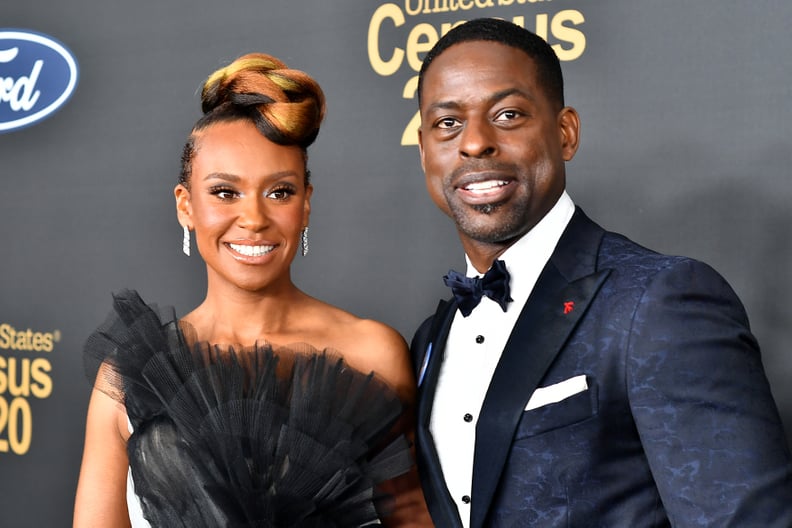 Ryan Michelle Bathe and Sterling K. Brown at the 2020 NAACP Image Awards