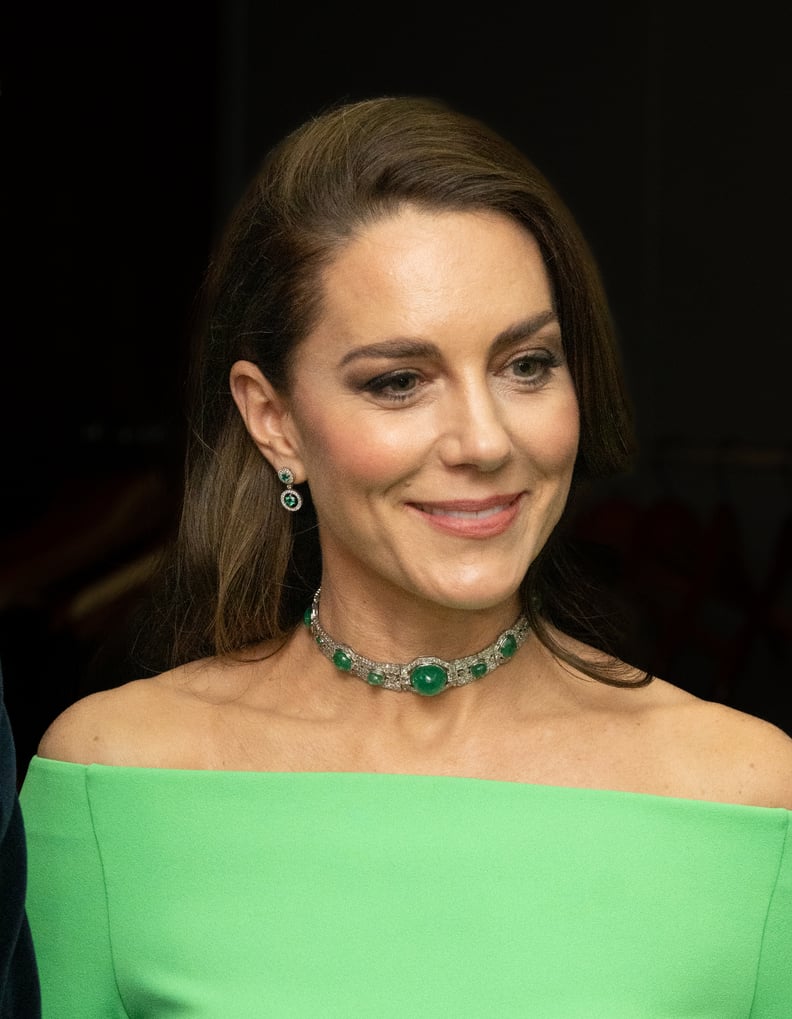 BOSTON, MASSACHUSETTS - DECEMBER 02: Catherine, Princess of Wales backstage after The Earthshot Prize 2022 at MGM Music Hall at Fenway on December 02, 2022 in Boston, Massachusetts. The Prince and Princess of Wales are visiting the coastal city of Boston 
