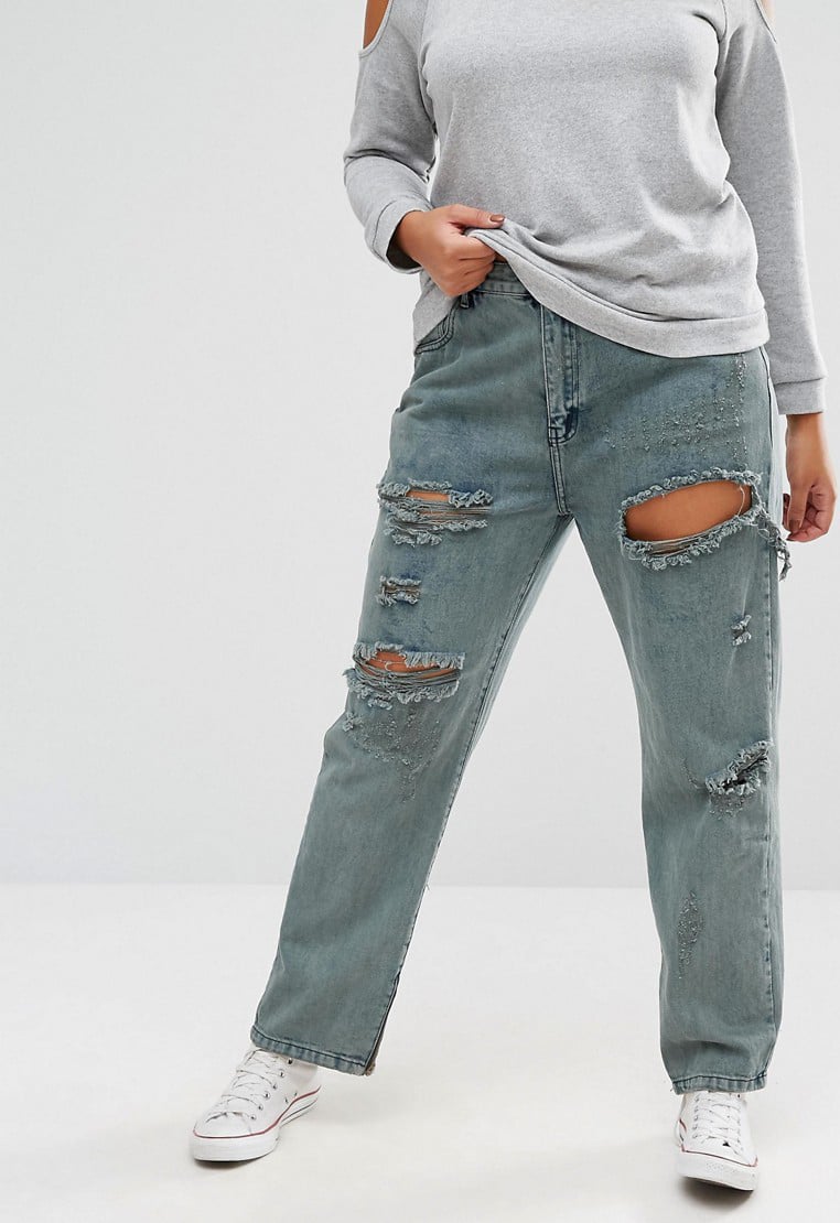 boyfriend jeans for curvy ladies