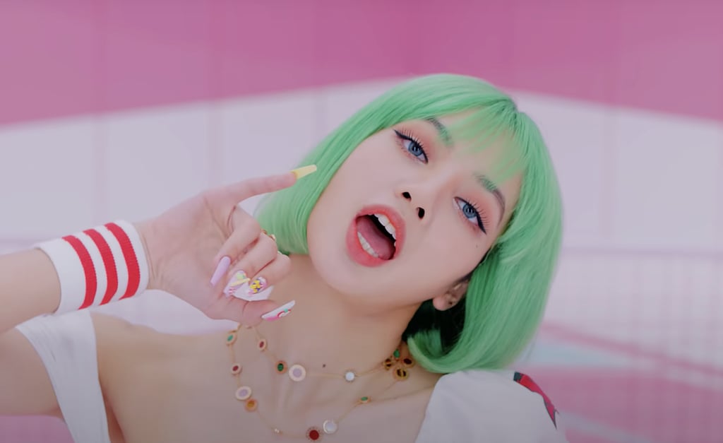 Pastel Hair in the "Ice Cream" Music Video