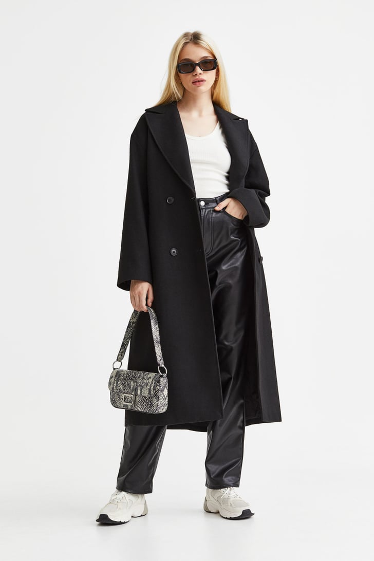 H&M Tie Belt Coat H&M Fall Must Haves 2022 POPSUGAR Fashion Photo 2