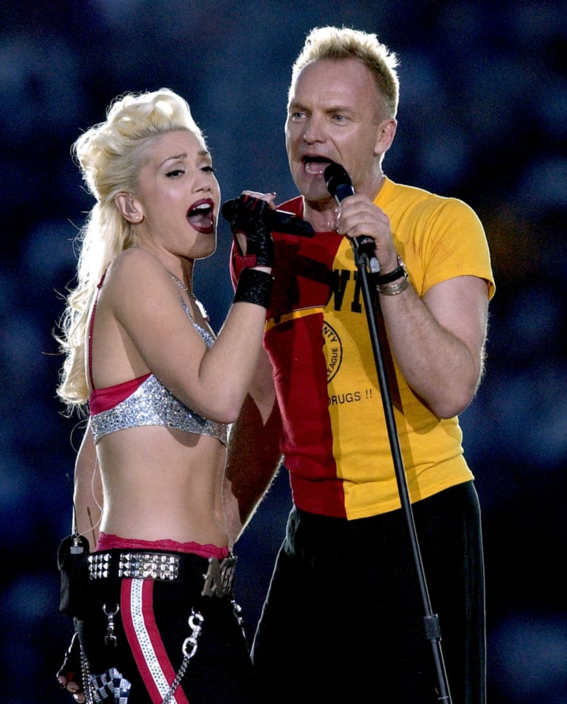 Gwen Stefani joined Sting to sing "Message in a Bottle" in 2003.