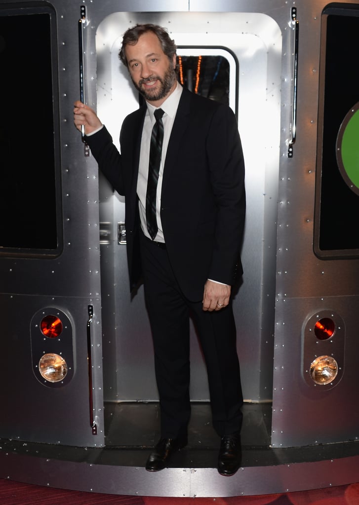 Judd Apatow posed with the G train at the afterparty.