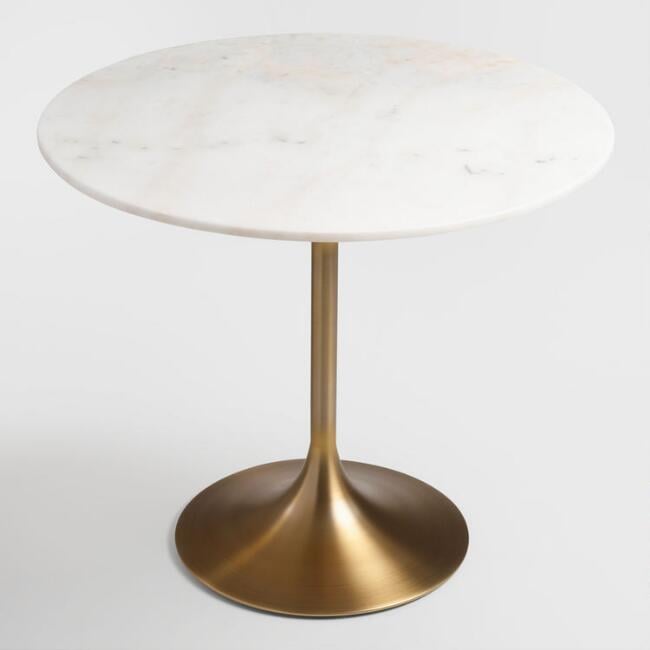 Marble-Top Leilani Tulip Dining Table