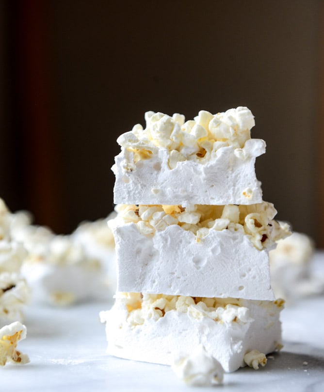 Buttered Popcorn Marshmallow S'mores