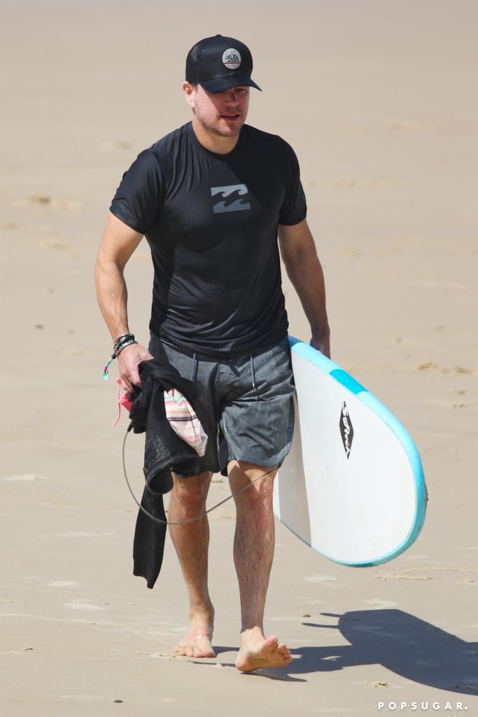 Chris Hemsworth and Matt Damon Australia Pictures April 2018