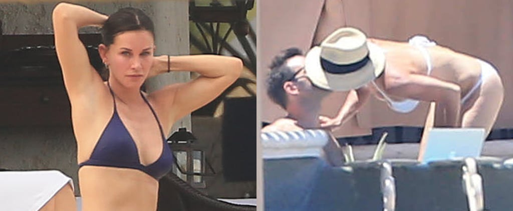 Courteney Cox in a Bikini With Johnny McDaid in Cabo