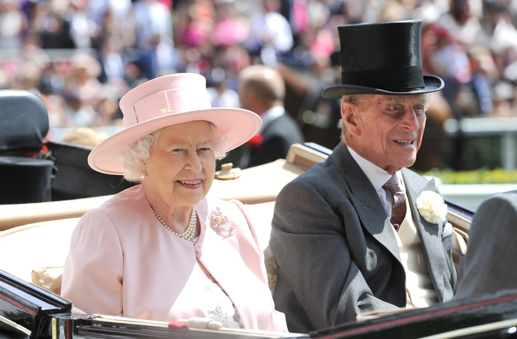 Queen Elizabeth II and Prince Philip were in high spirits at the Royal Ascot festivities on Saturday.