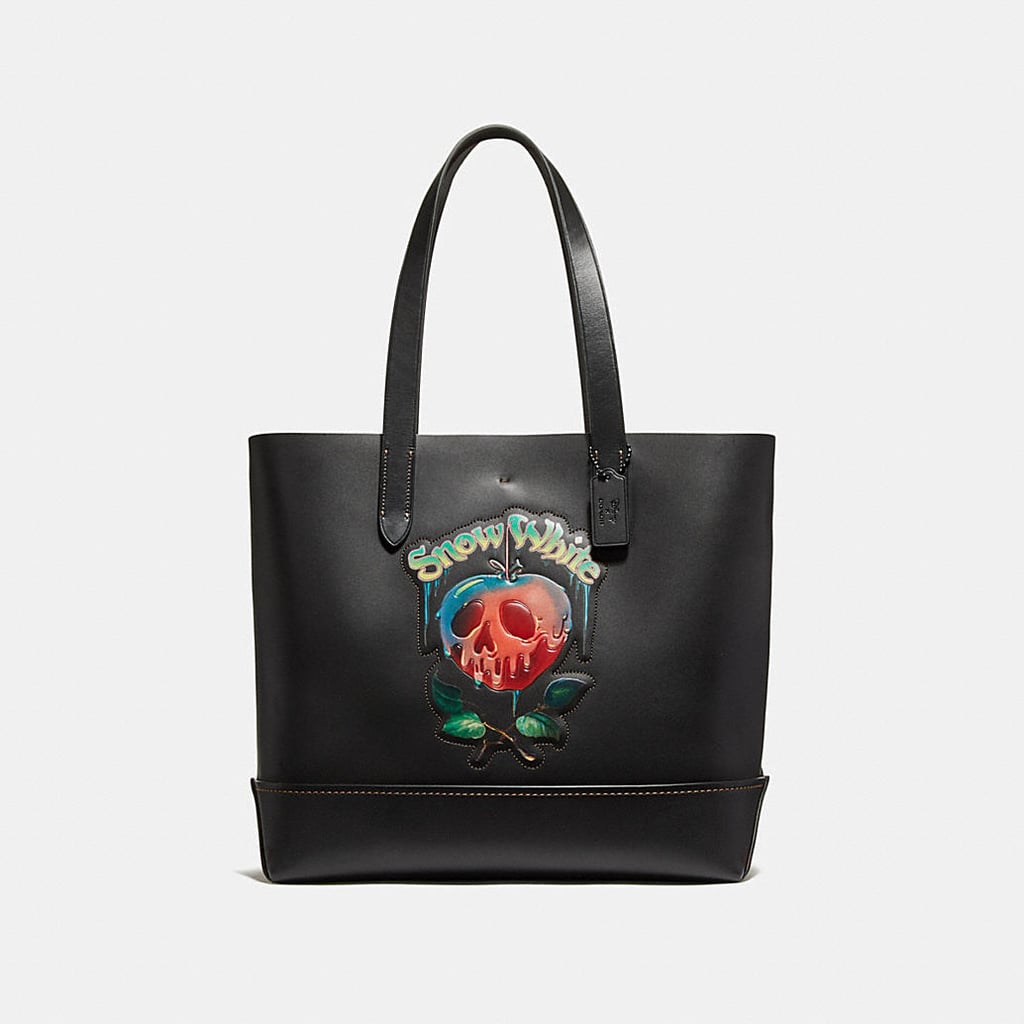Disney x Coach Gotham Tote With Poison Apple Graphic