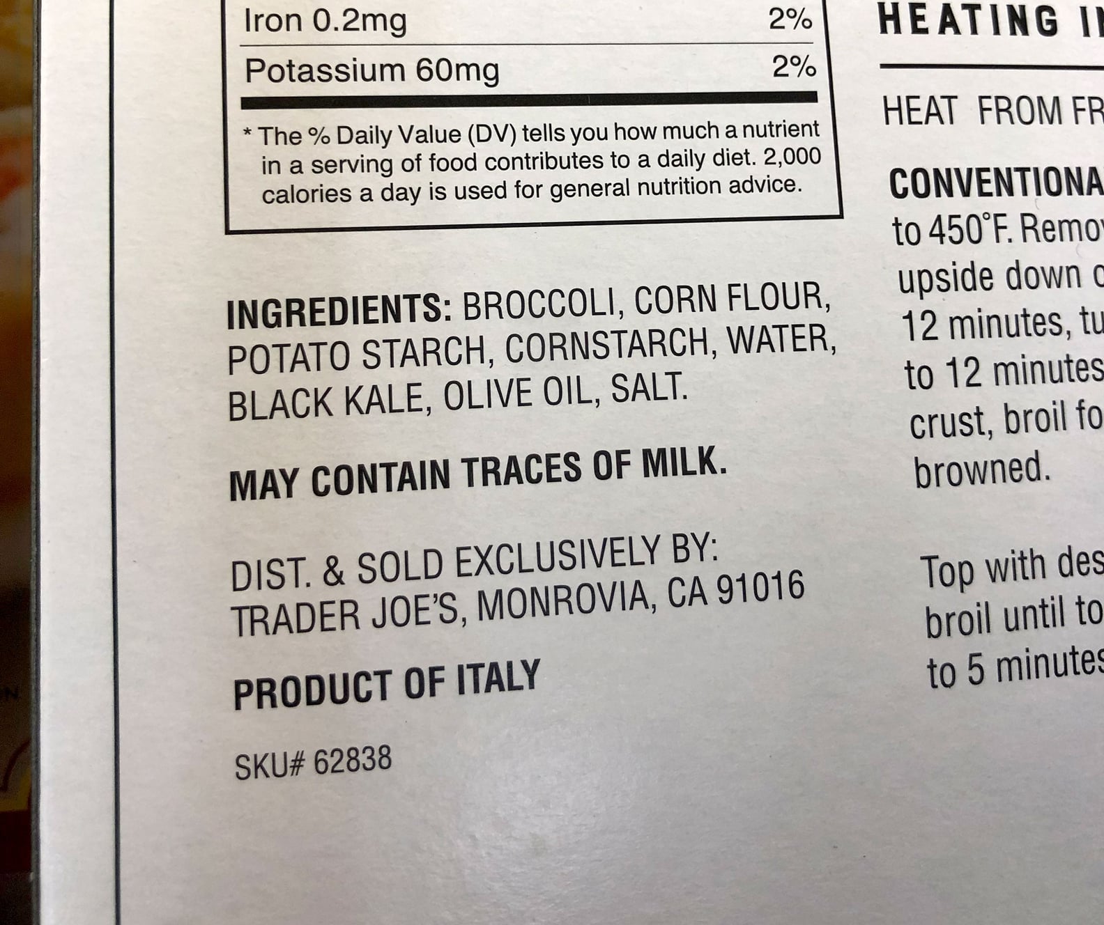 Trader Joe's Broccoli and Kale Pizza Crust Review POPSUGAR Fitness