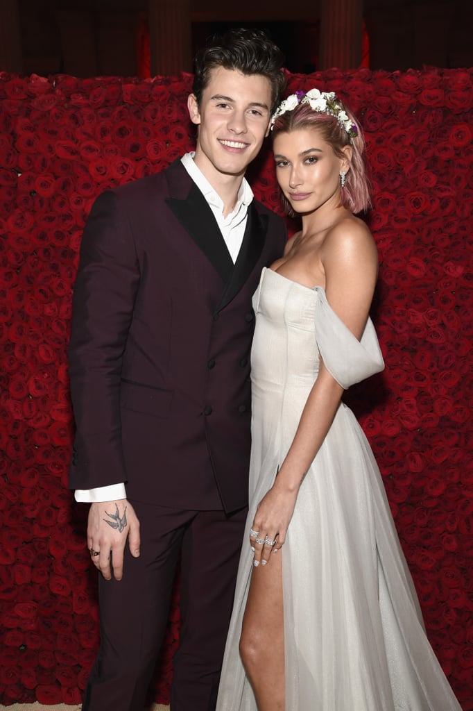 Hailey Baldwin and Shawn Mendes at the 2018 Met Gala