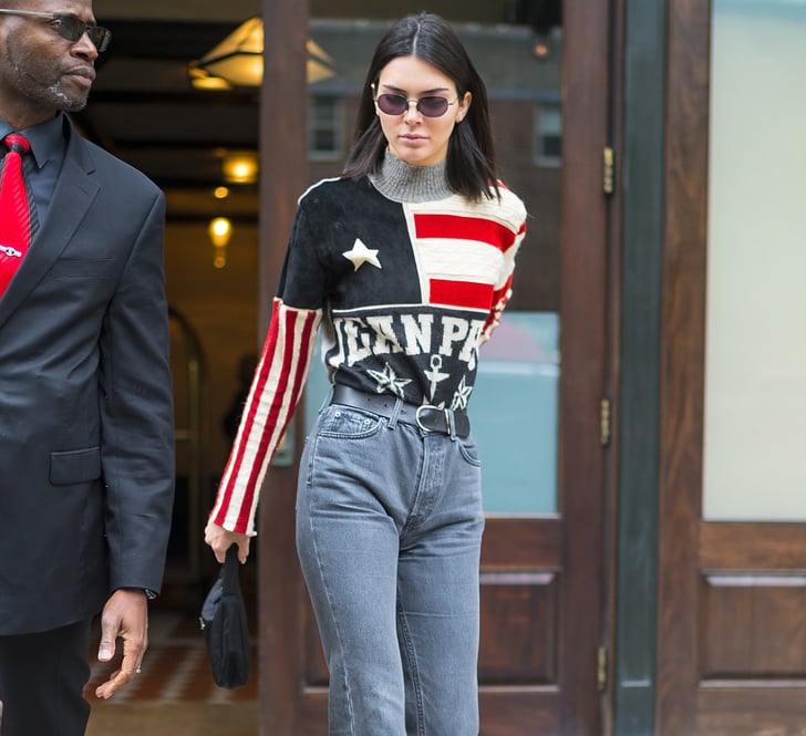 Kendall Jenner American Flag Sweater