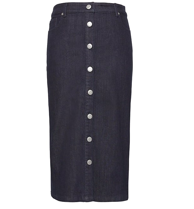 Denim Pencil Skirt