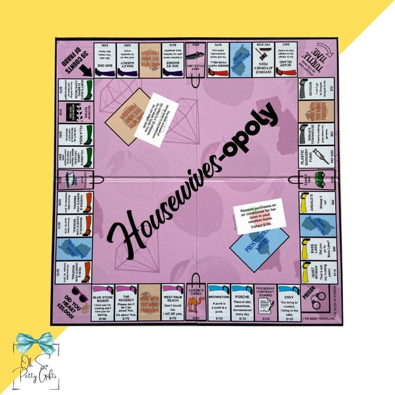 Game-Night Must: Housewives-Opoly Game Real Housewives Board Game