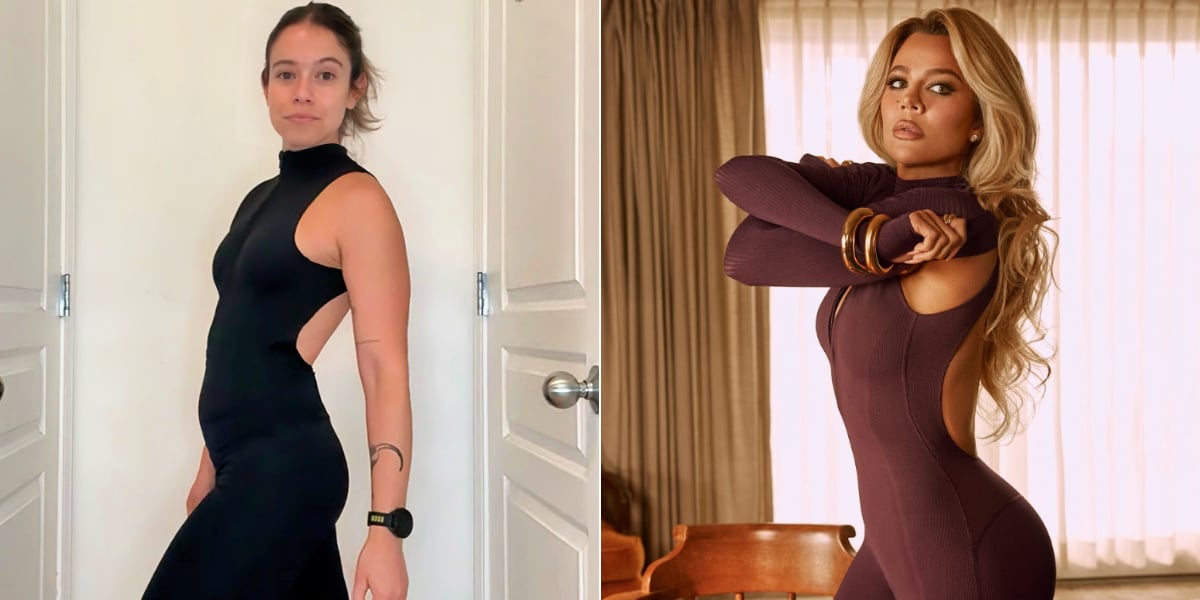 I Wore Khloé Kardashian's Butt-Lifting Backless Catsuit For a Bike Bootcamp