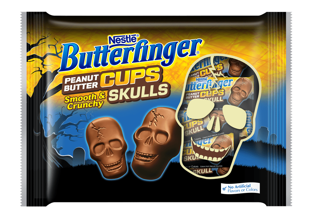 Butterfinger Fun-Size Peanut Butter Cups Skulls ($3)