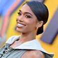 Lori Harvey Sips Champagne on the Beach in a Barbie-Pink String Bikini