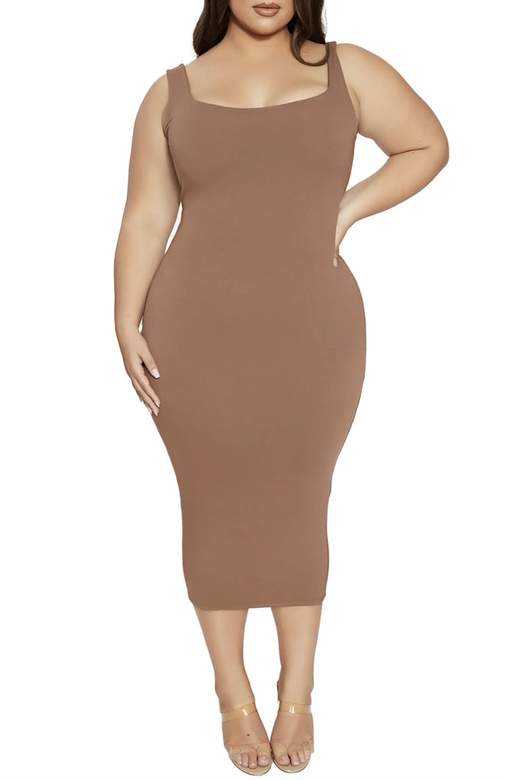 Naked Wardrobe + Hourglass Midi Dress