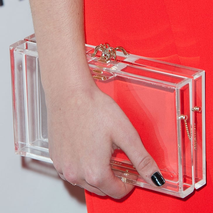 How to Wear a Clear Clutch