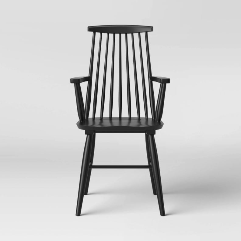 Stylish Seating: Threshold Harwich Wood Arm Dining Chair