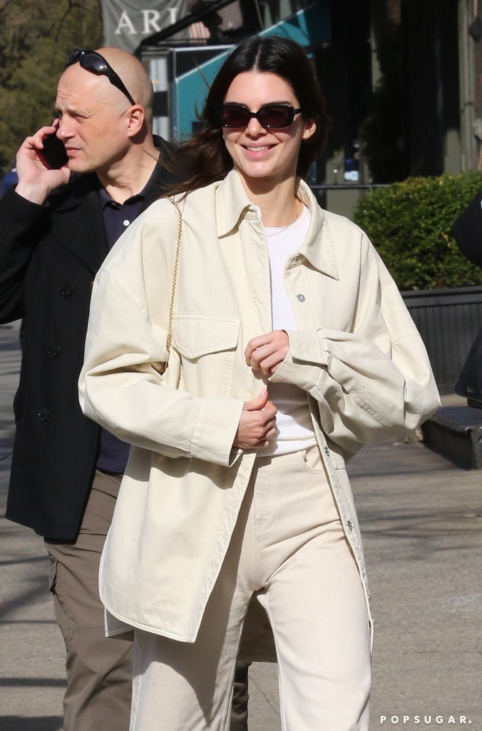 Kendall Jenner's Beige Outfit in New York
