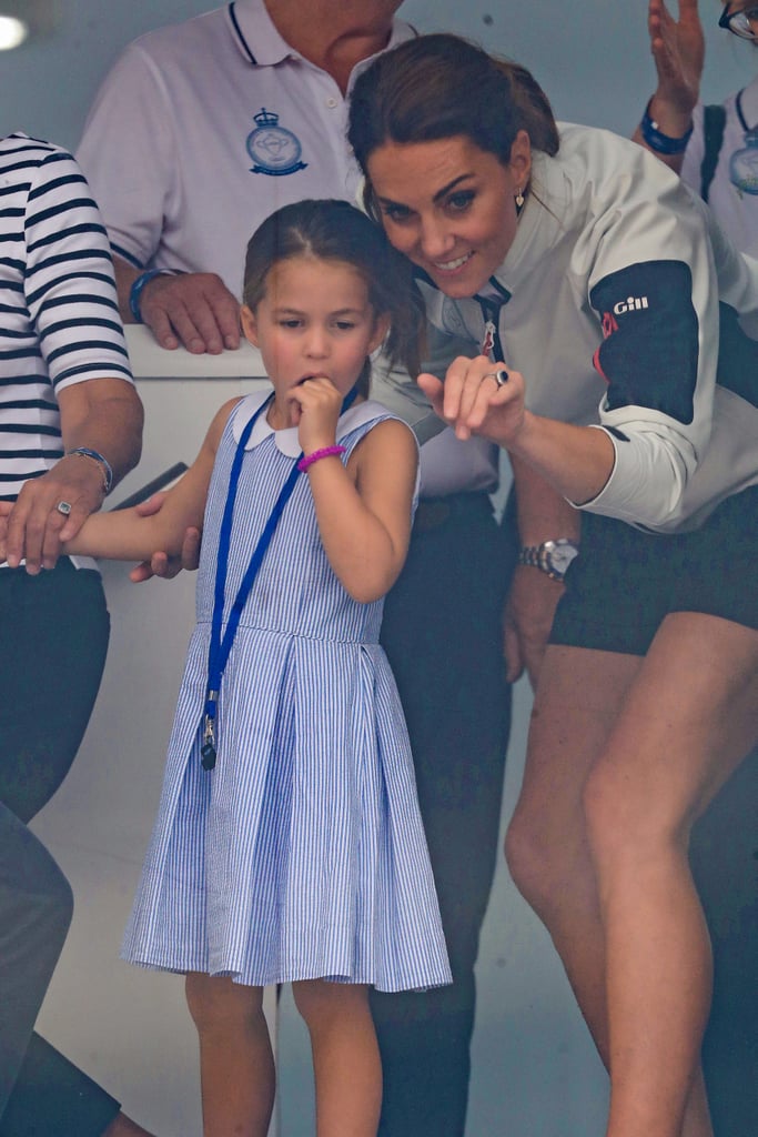 Princess Charlotte Sticking Tongue Out at King's Cup Video