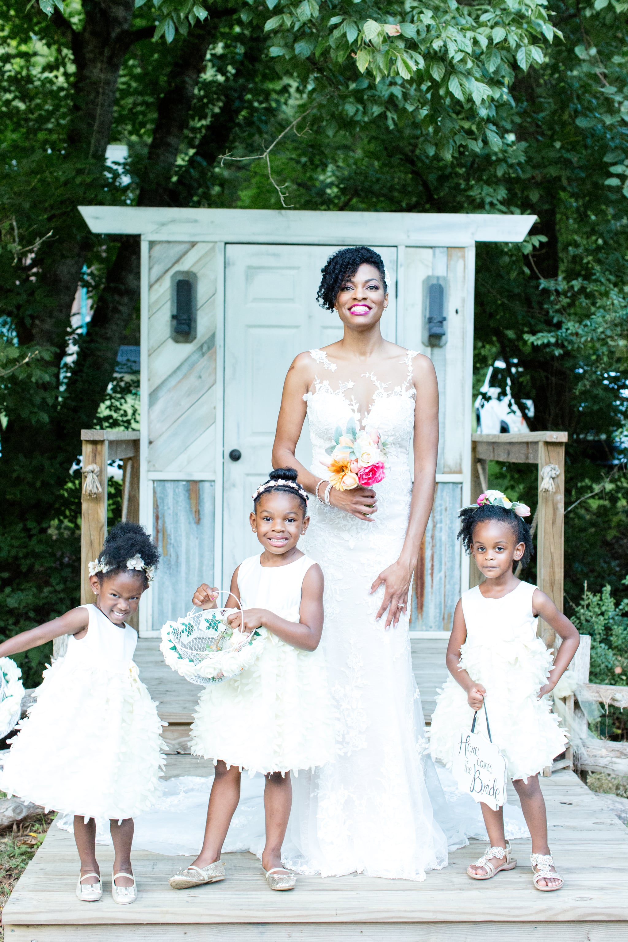 Cute flower girl shop