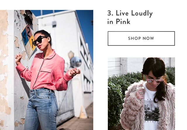 Live loudly in pink