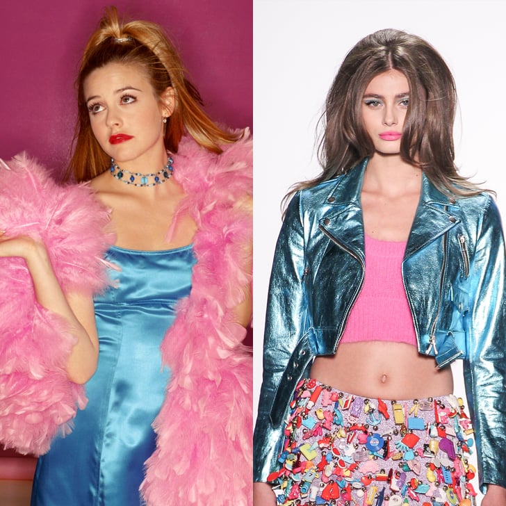 Cher S Pink Boa And Electric Blue Dress Clueless Inspired