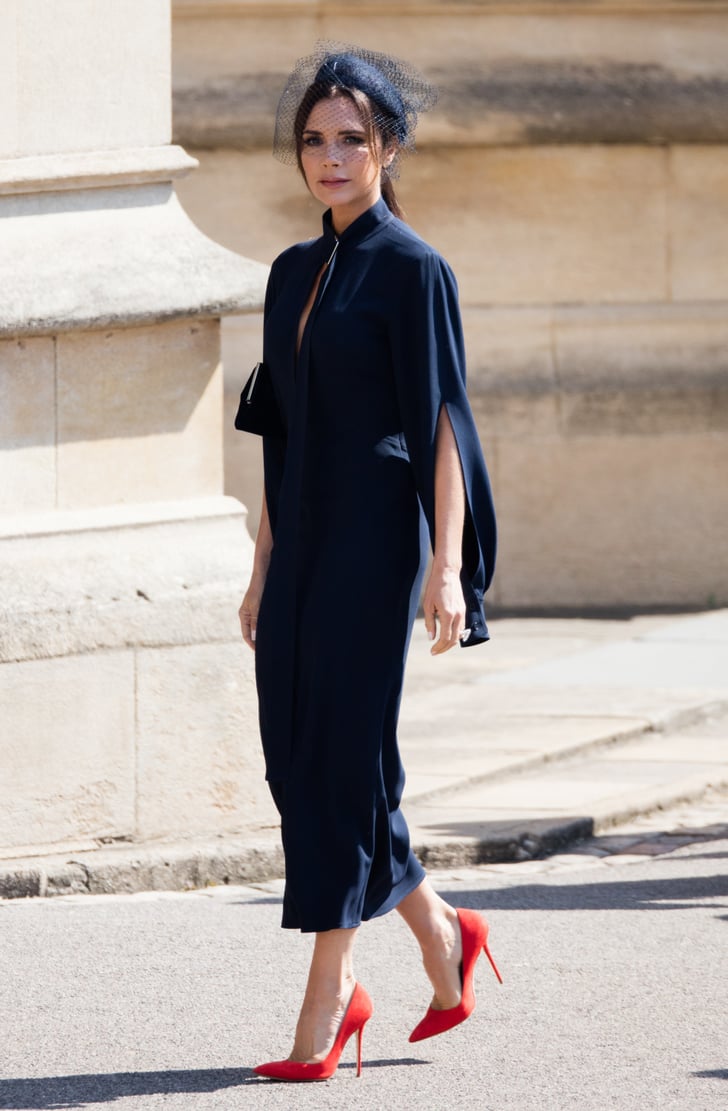 Victoria Beckham's Outfits at the Royal Weddings