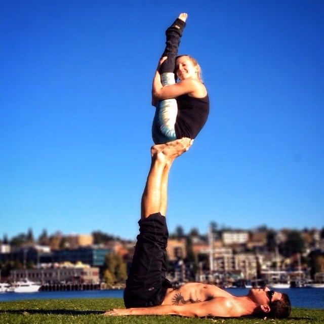 Partner Yoga Photos on Instagram