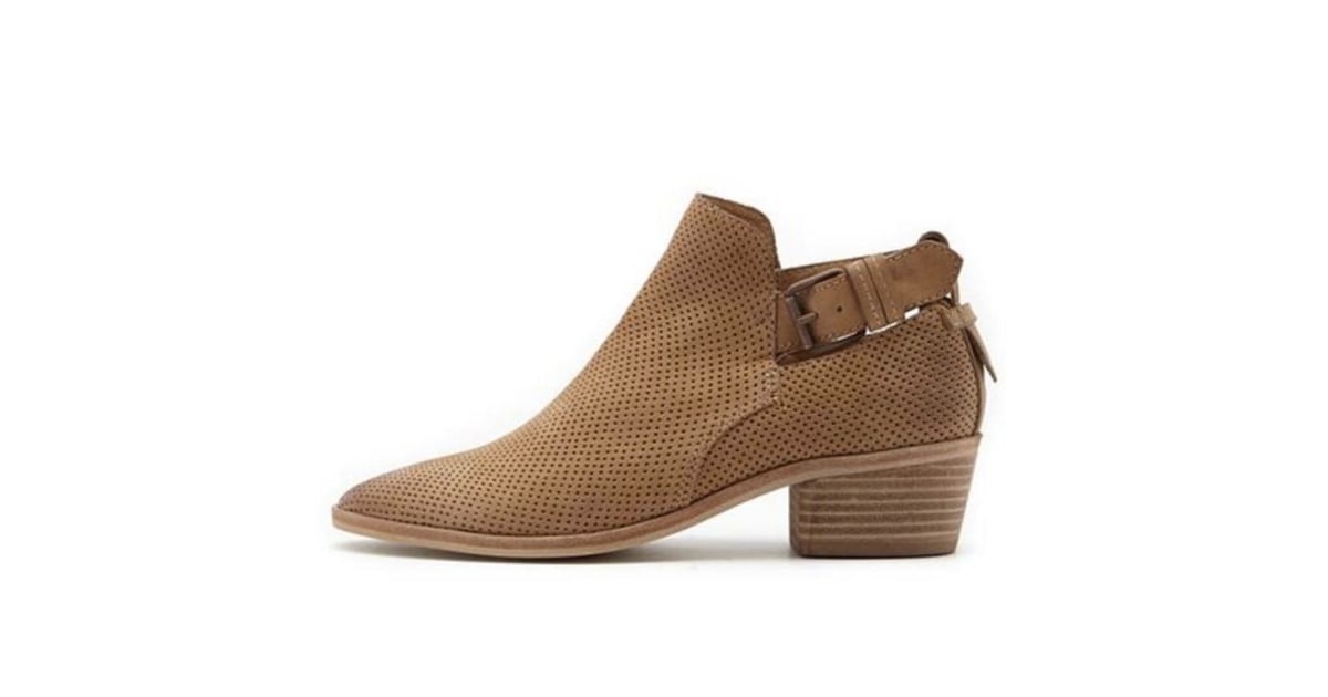 Dolce Vita Perforated Suede Ankle Boots ($148) | Spring Shoe Trends ...