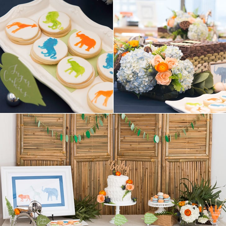 Watercolor Safari Baby Shower