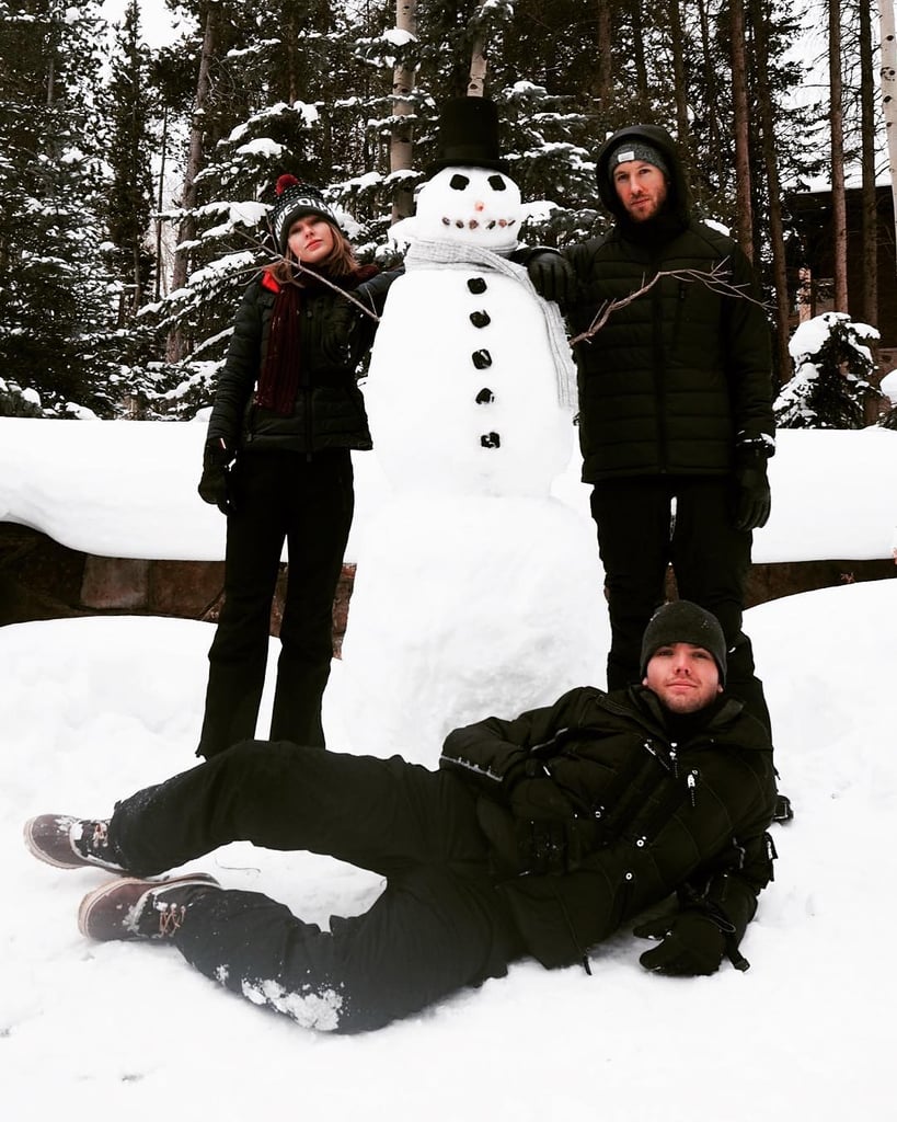 Taylor Swift and Calvin Harris Building a Snowman Together
