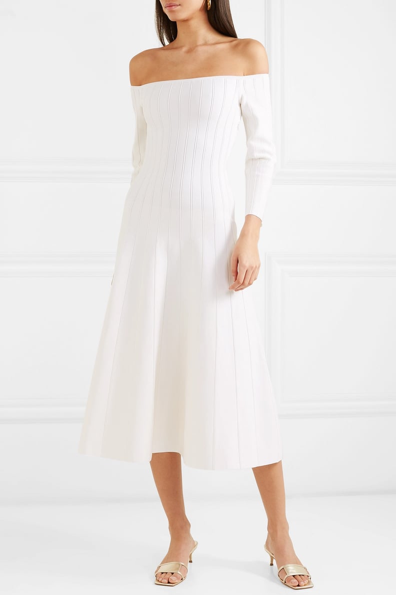 Shop White Off-the-Shoulder Dresses Like Kate's