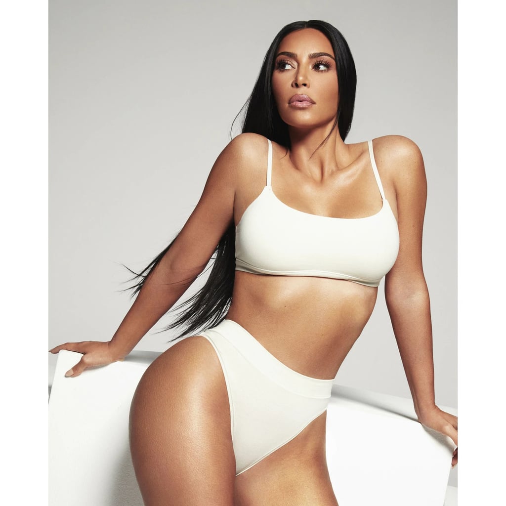 Skims Cotton Jersey Scoop Bralette, People Think Kim Kardashian's  Sweatpants Are Straight From Pete Davidson's Closet