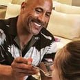 So The Rock Literally Spoon-Feeds His Girlfriend Dinner While She Breastfeeds, and We Can't Even Get a Text Back