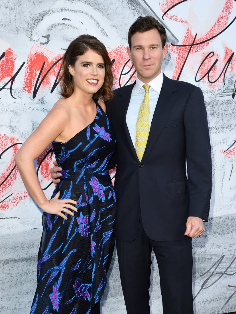 LONDON, ENGLAND - JUNE 19:  Princess Eugenie of York and Jack Brooksbank attend the Serpentine Gallery Summer Party at The Serpentine Gallery on June 19, 2018 in London, England.  (Photo by Karwai Tang/WireImage)