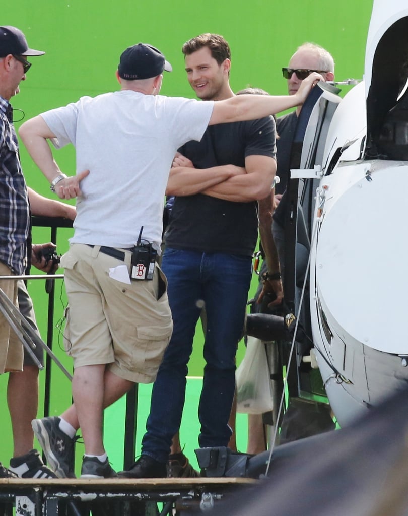 Fifty Shades Darker Jamie Dornan Set Pictures