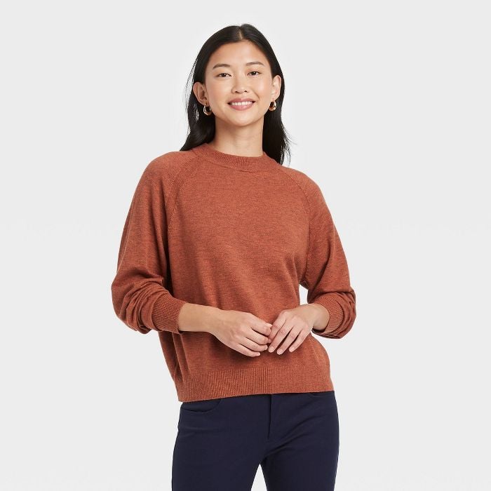 Easy, Breezy Top: A New Day Crewneck Light Weight Pullover Sweater