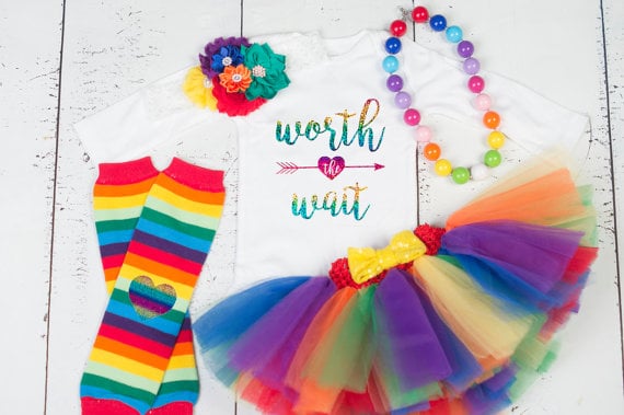 Rainbow Worth the Wait Outfit