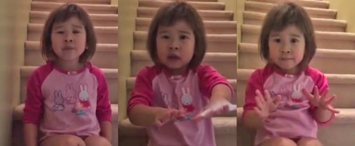 Little Girl Talking About Everyone Being Nice to Each Other