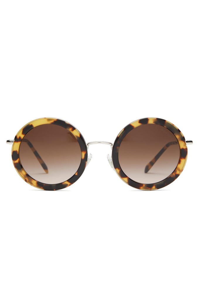 Miu Miu Oversized Round-Frame Acetate Sunglasses