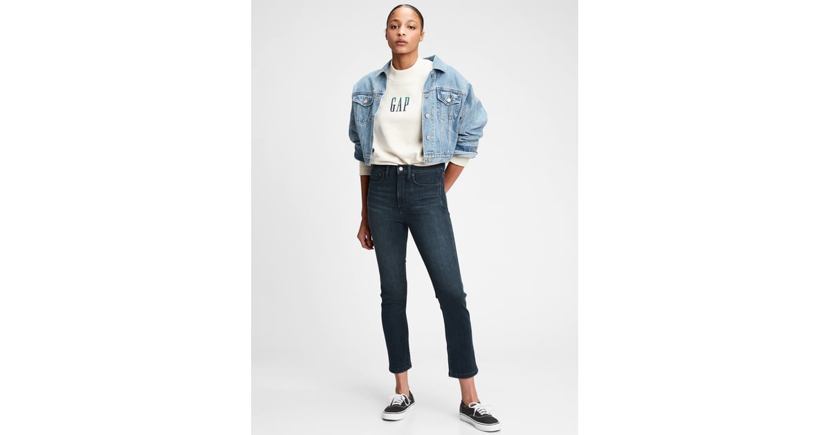 high rise cigarette jeans gap